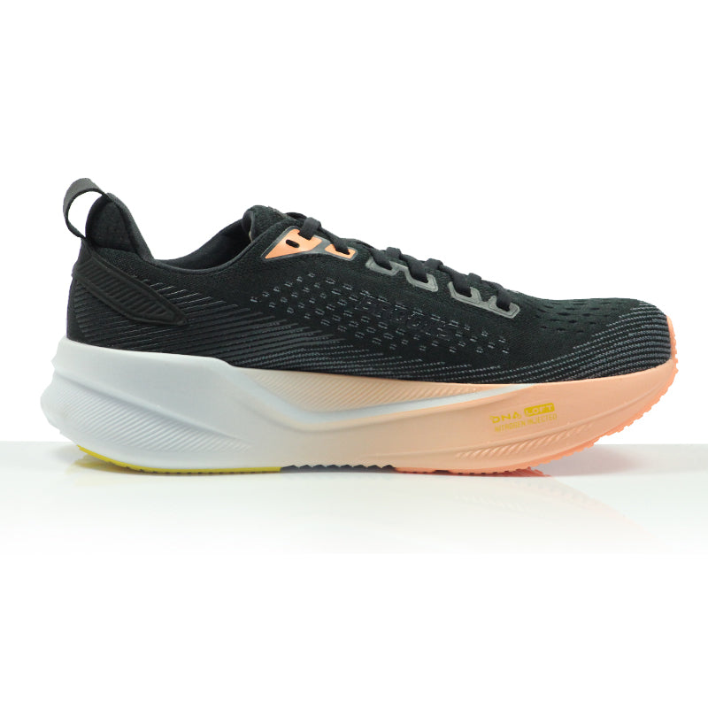 Brooks Ghost Max 4 Women's Running Shoe - Black/Folkstone/Cyber Peach