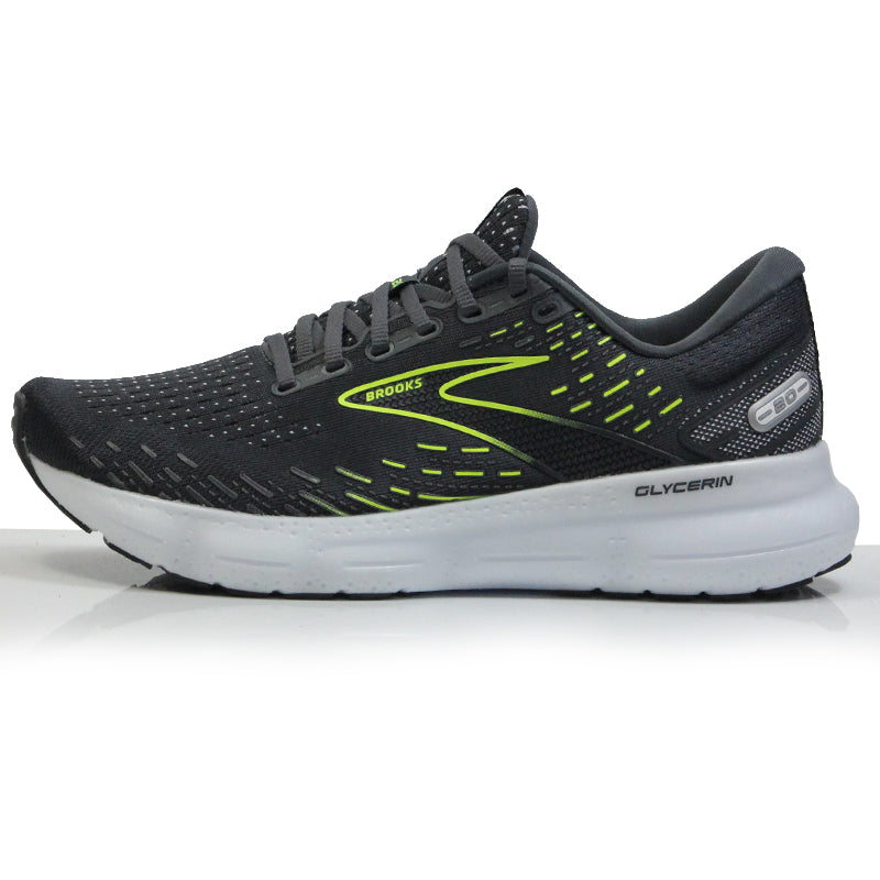 Brooks Glycerin GTS 20 Men's Running Shoe - Ebony/White/Nightlife