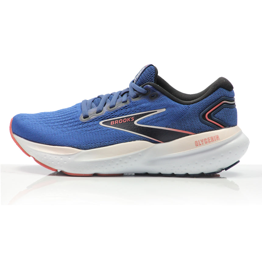 Brooks Glycerin 21 Women's Running Shoe - Blue/Icy Pink/Rose