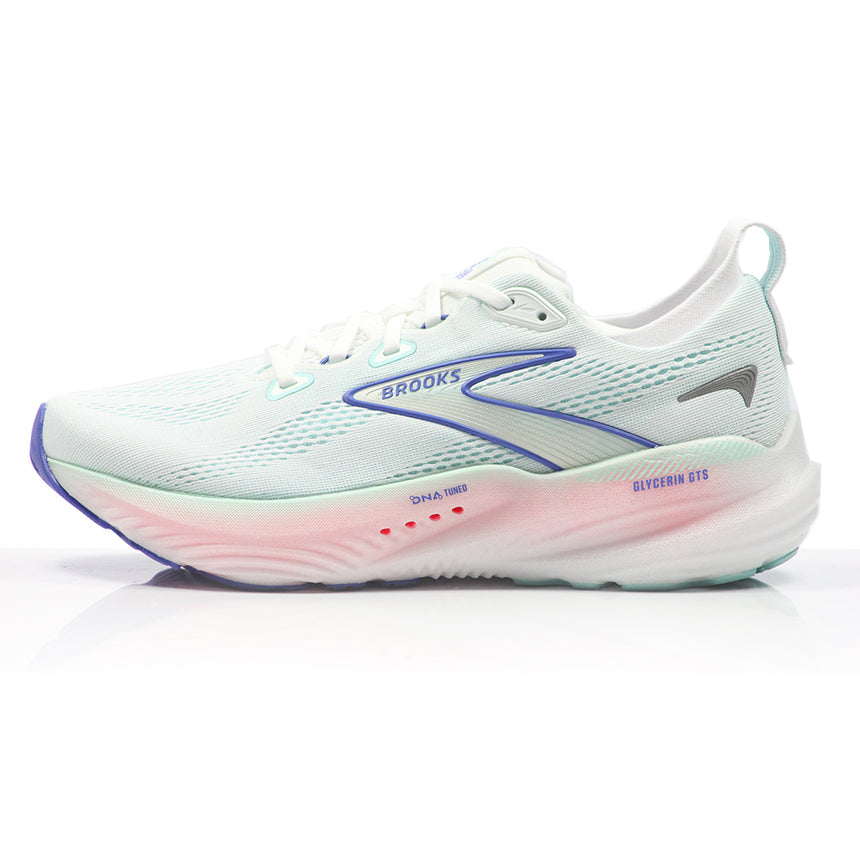 Brooks Glycerin 22 Women's Running Shoe - Desert Flower/Hot Coral/Milk