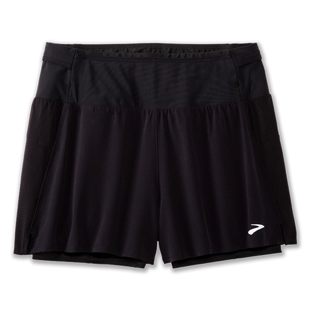 Brooks High Point 3inch 2in1 Women's Running Short - Black