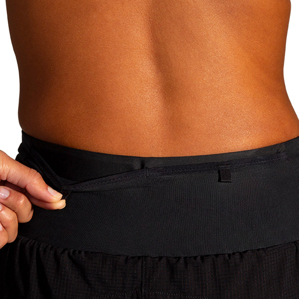 Brooks High Point 3inch 2in1 Women's Running Short - Black