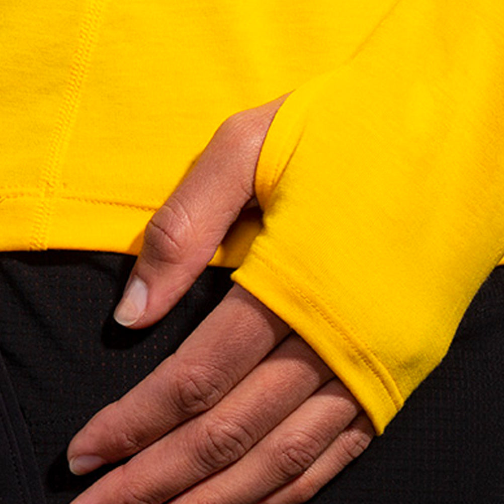 Brooks High Point Long Sleeve Women's Running Tee - Lemon Chrome