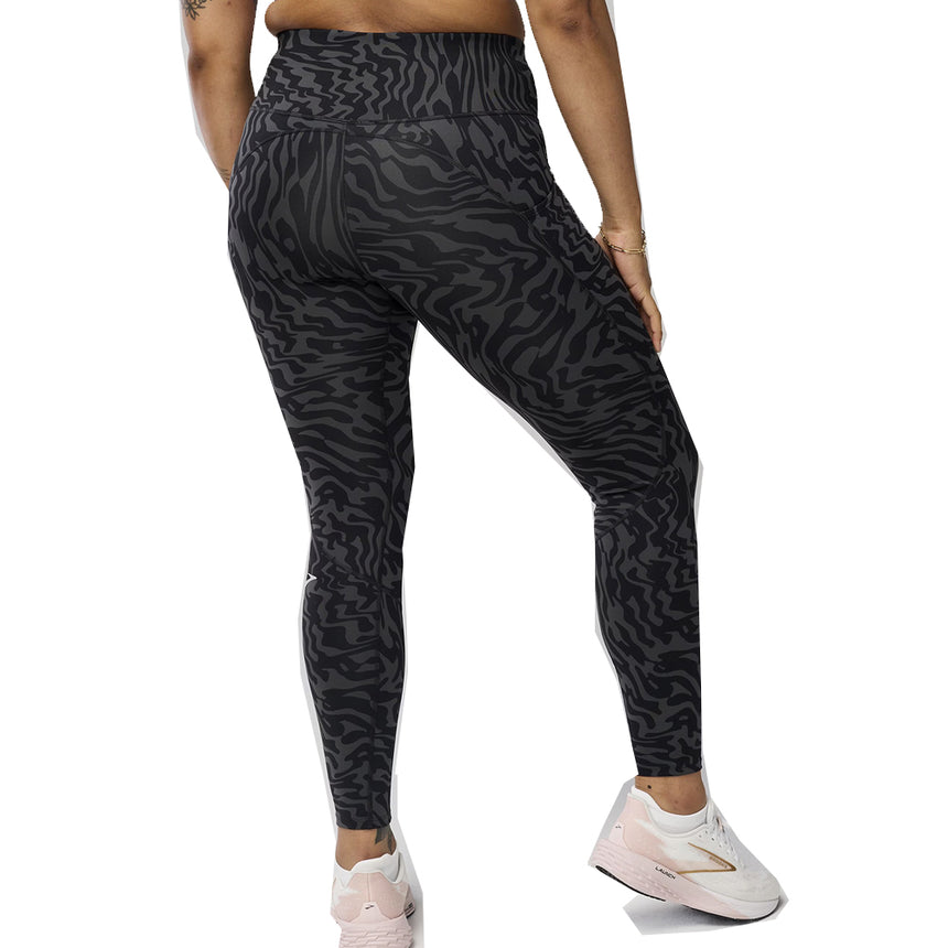 Brooks Spark Women's Running Tight - Obsidian Speedscape