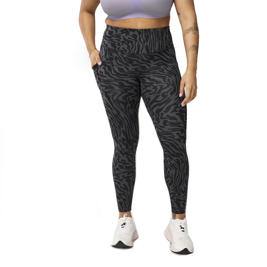 Brooks Spark Women's Running Tight - Obsidian Speedscape