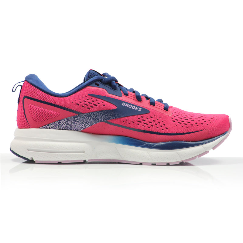 Brooks Ghost 15 Women's Running Shoe - Black/Orange/Raspberry