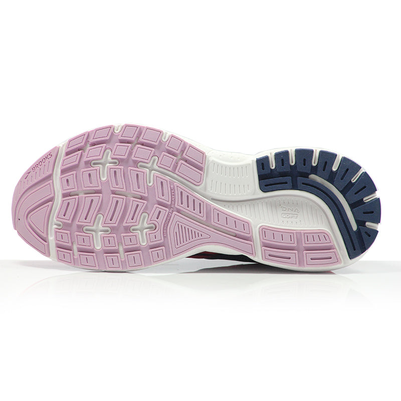 Brooks Ghost 15 Women's Running Shoe - Black/Orange/Raspberry