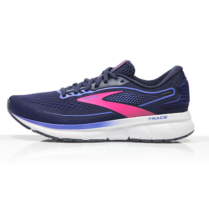 Brooks Trace 2 Women's Running Shoe - Peacoat/Blue/Pink