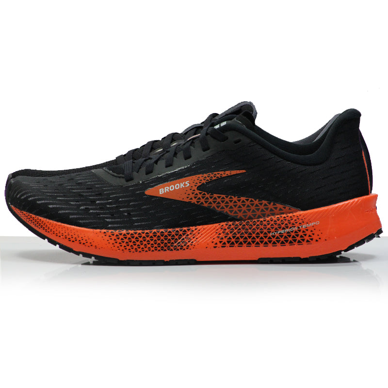 Brooks Hyperion Tempo Men's Running Shoe - Black/Flame/Grey