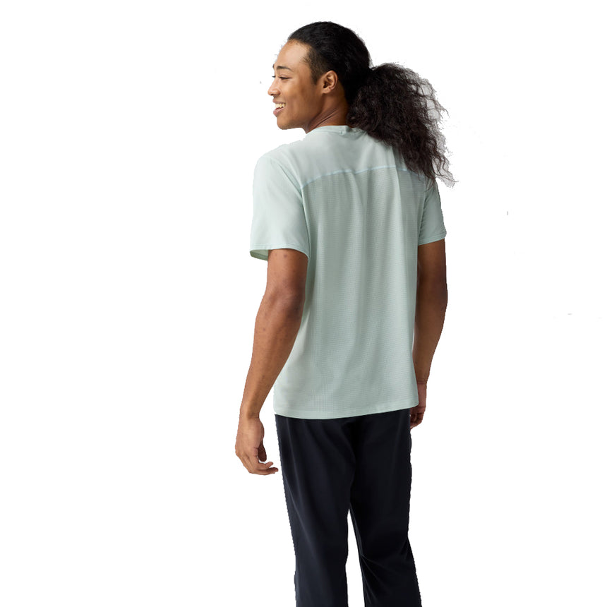 Brooks Atmosphere 3.0 Short Sleeve Men's Running Tee - Smoke/Shadow Stripe