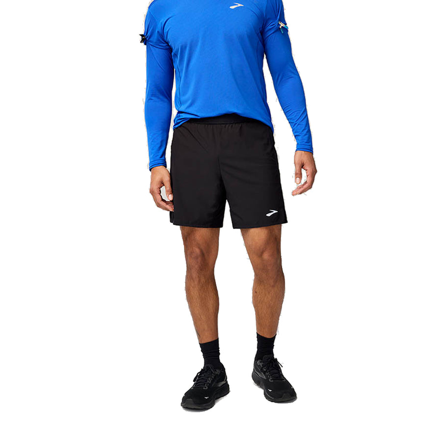 Brooks Journey 7inch 2in1 Men's Running Short - Black
