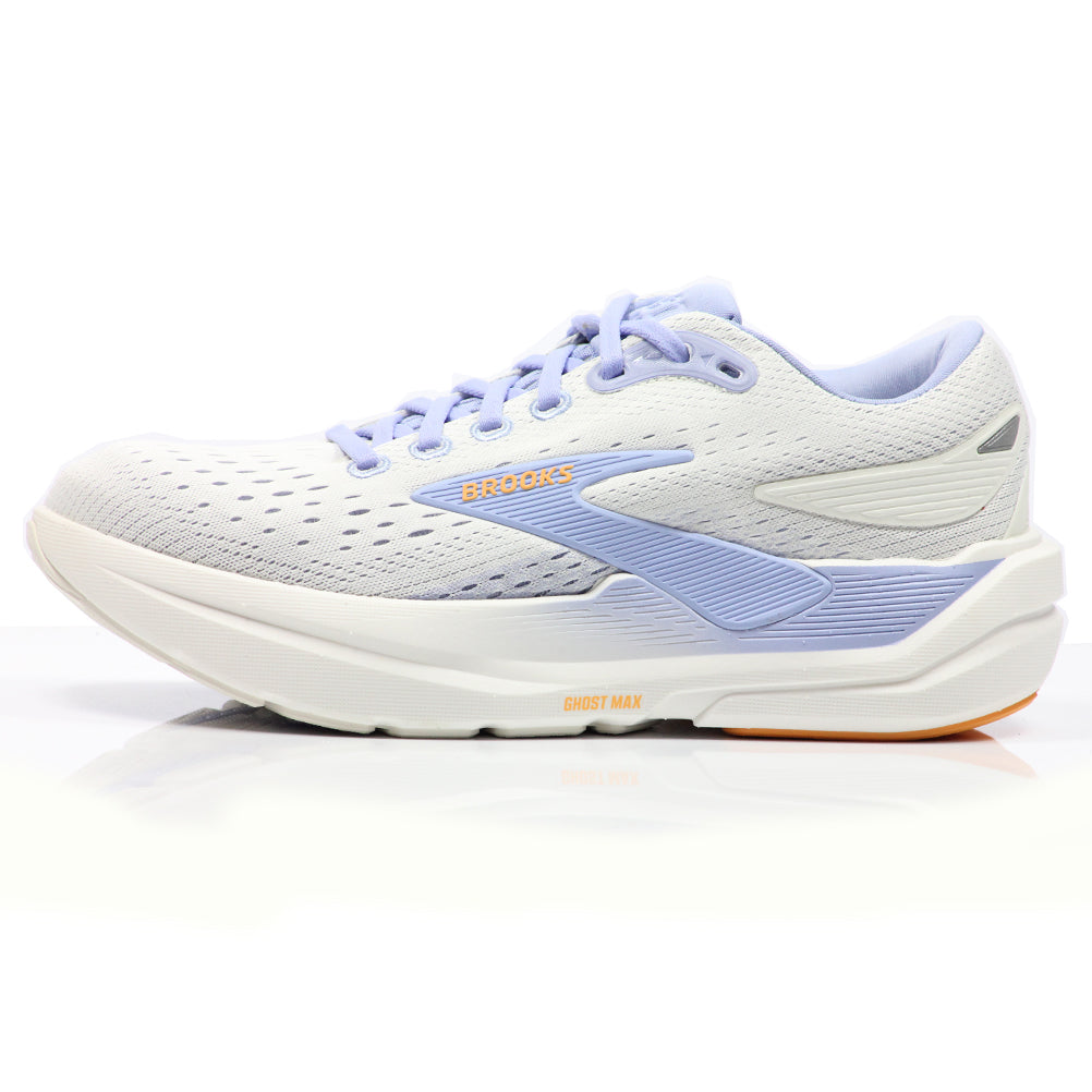 Brooks Ghost Max 3 Women's Running Shoe - Coconut/Blue Heron/Orange