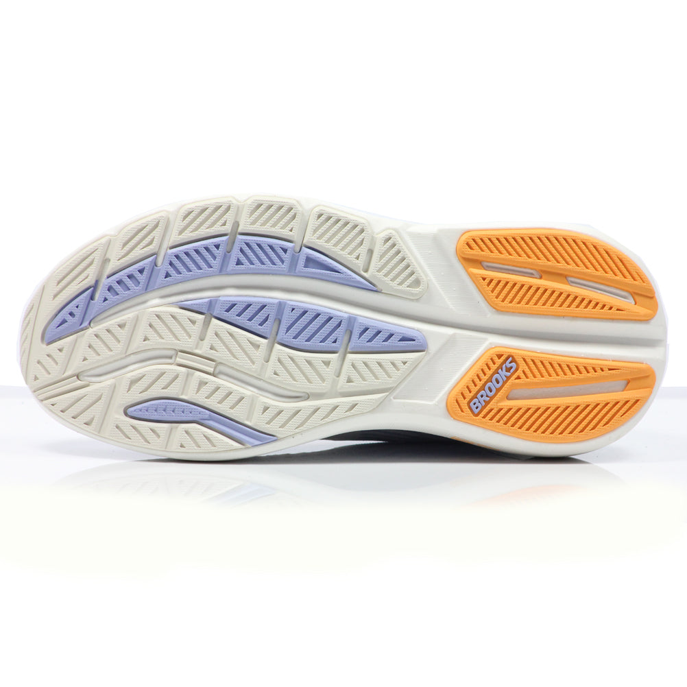 Brooks Ghost Max 3 Women's Running Shoe - Coconut/Blue Heron/Orange