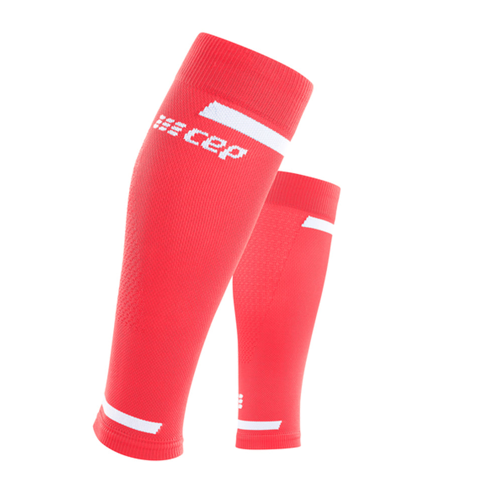 CEP Run Compression Women's Calf Sleeve - Pink/White