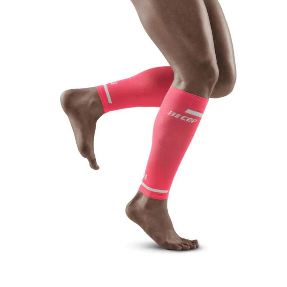 CEP Run Compression Women's Calf Sleeve - Pink/White