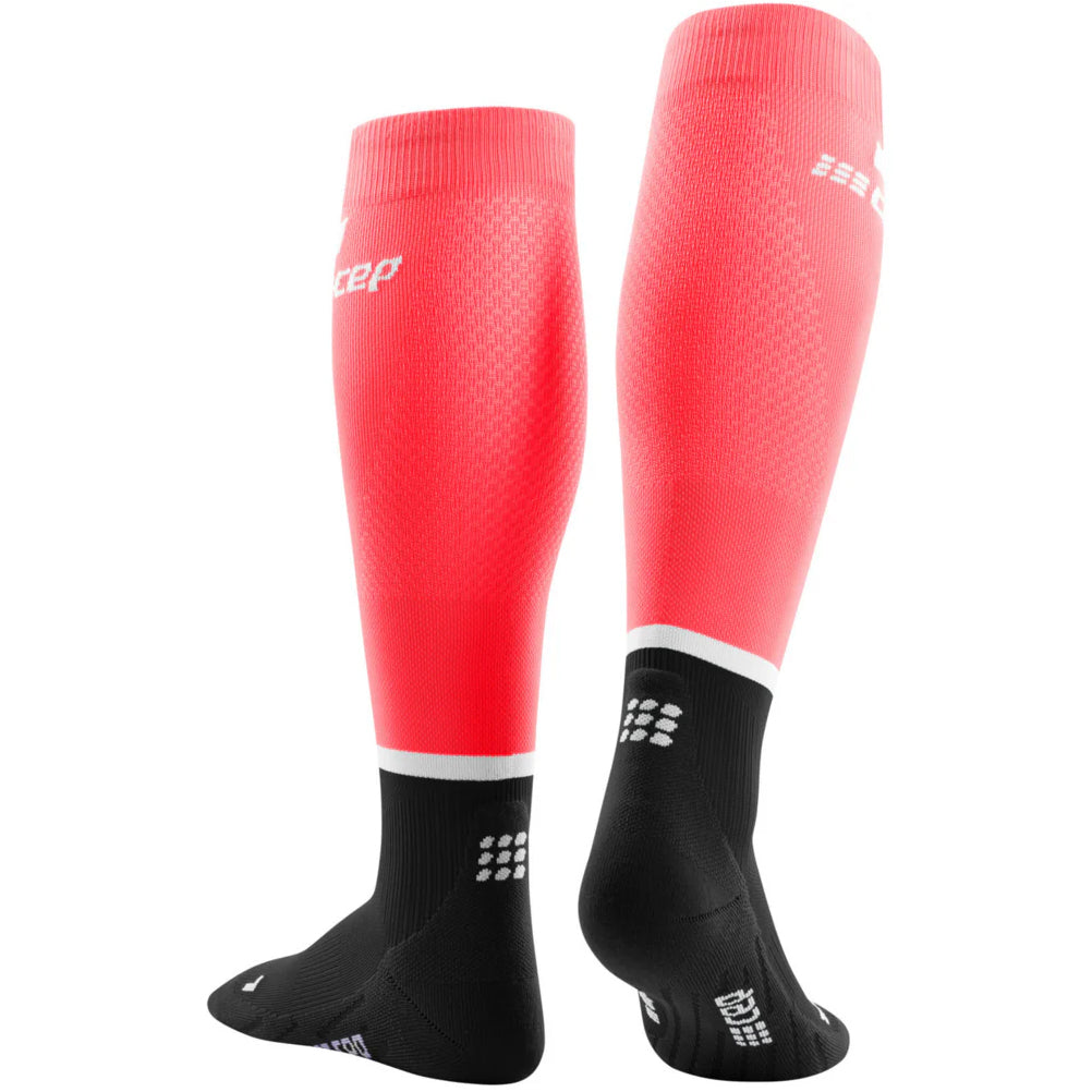 CEP Run Compression Tall Women's Running Sock - Pink/Black