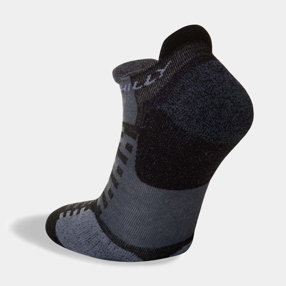 Hilly Active Socklet Running Sock - Black/Grey