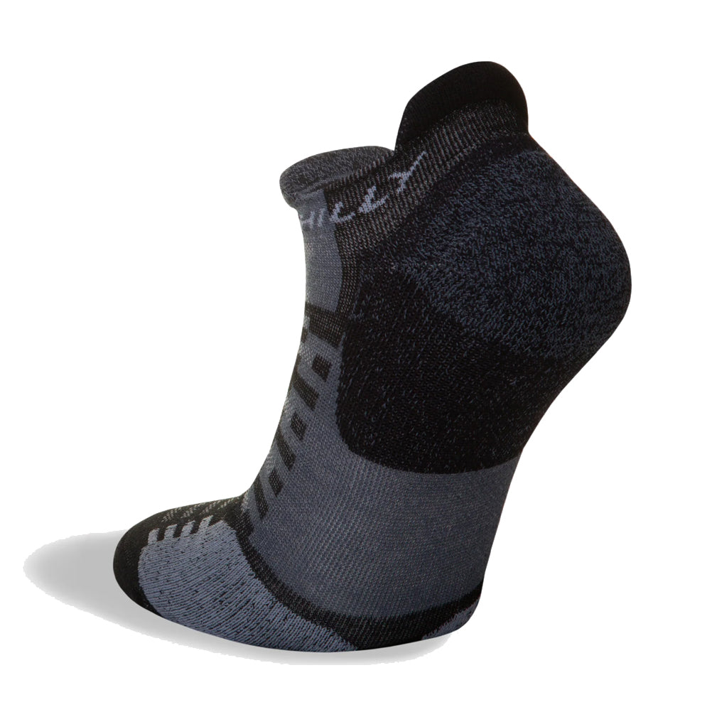 Hilly Active Socklet Running Sock - Black/Grey