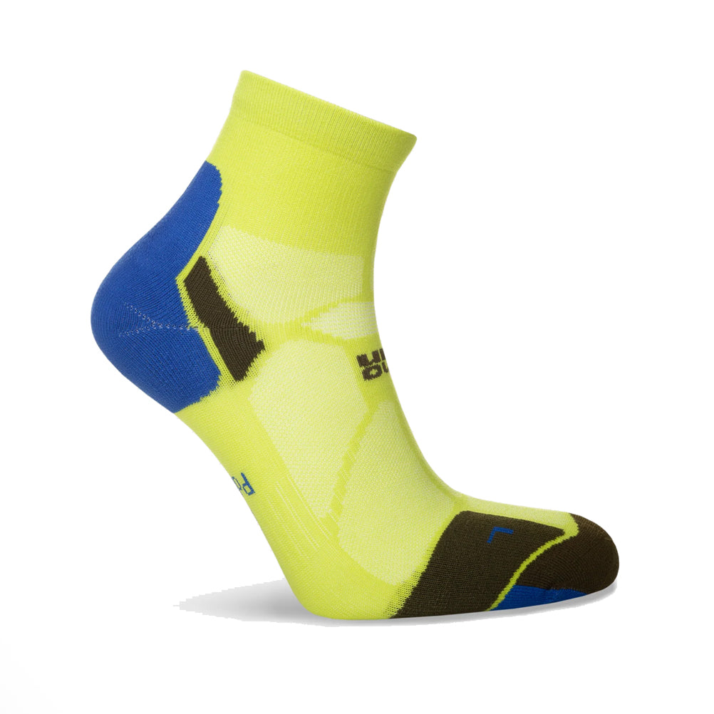Hilly Marathon Fresh Anklet Men's Running Sock - Acid/Royal Blue
