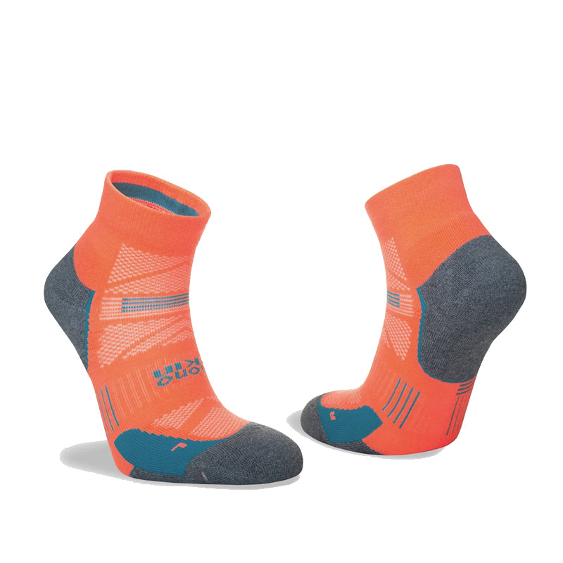 Hilly Supreme Anklet Running Sock - Neon Candy/Grey Marl