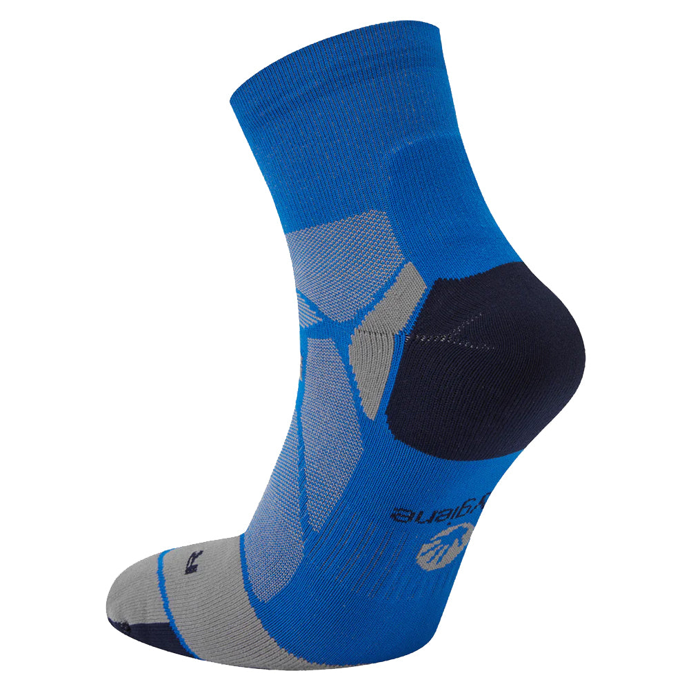 Hilly Marathon Fresh Anklet Men's Running Sock - Cobalt/Iron