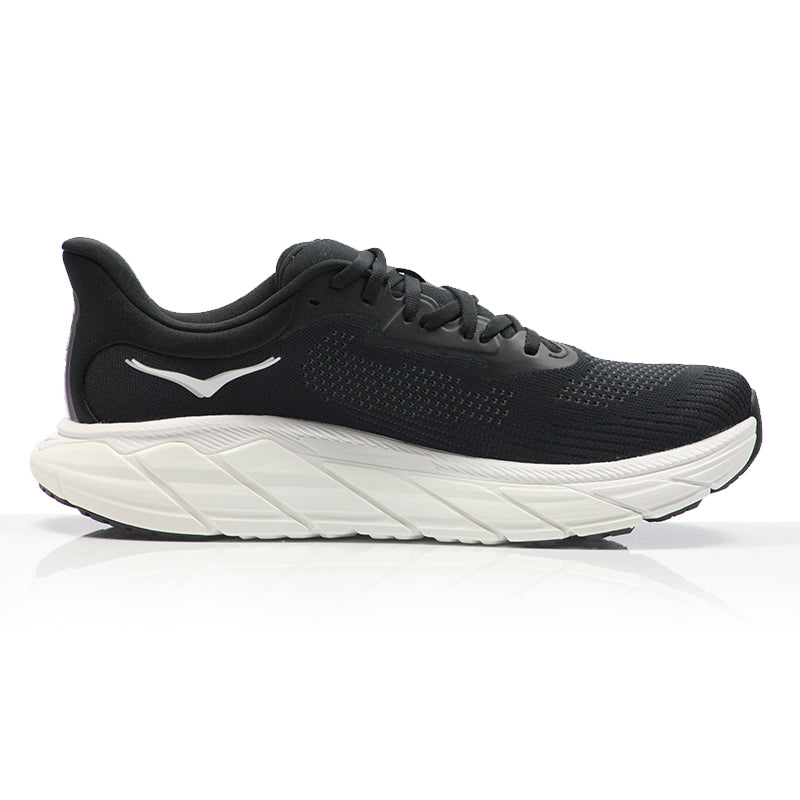 Hoka One One Arahi 7 Men's 2E Wide Fit Running Shoe - Black/White