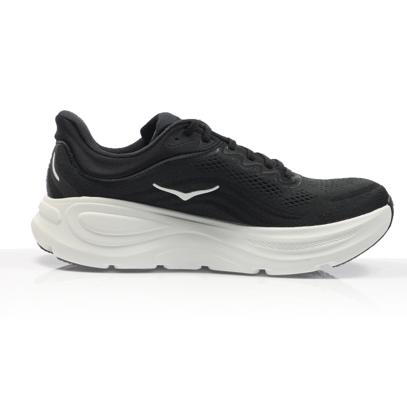 Hoka One One Clifton 10 Women's Wide Fit Running Shoe - Black/White