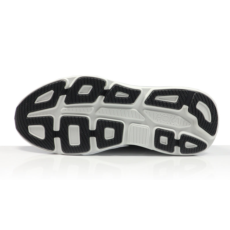 Hoka One One Bondi 9 Men's Wide Fit Running Shoe - Black/White