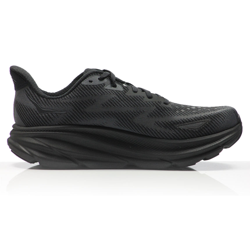 Hoka Clifton 9 Women's Running Shoe - Black/Black