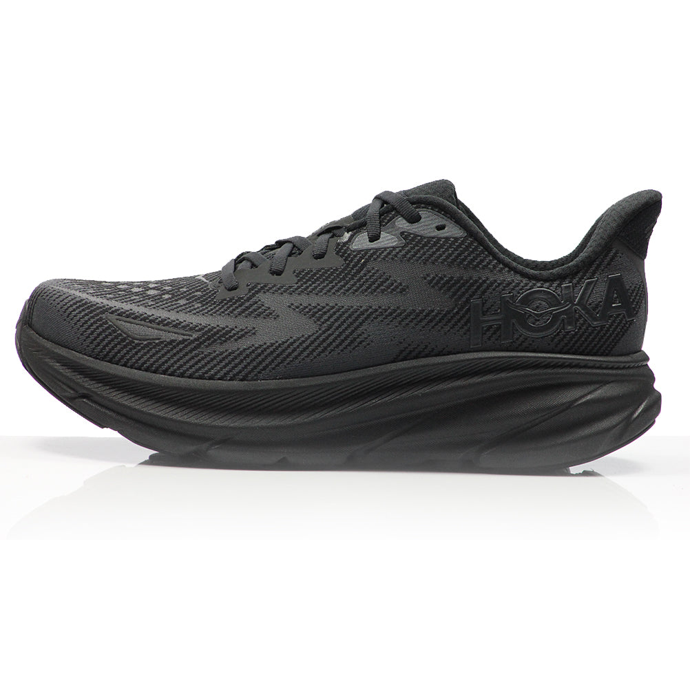 Hoka One One Clifton 9 Men's Running Shoe - Black/Black