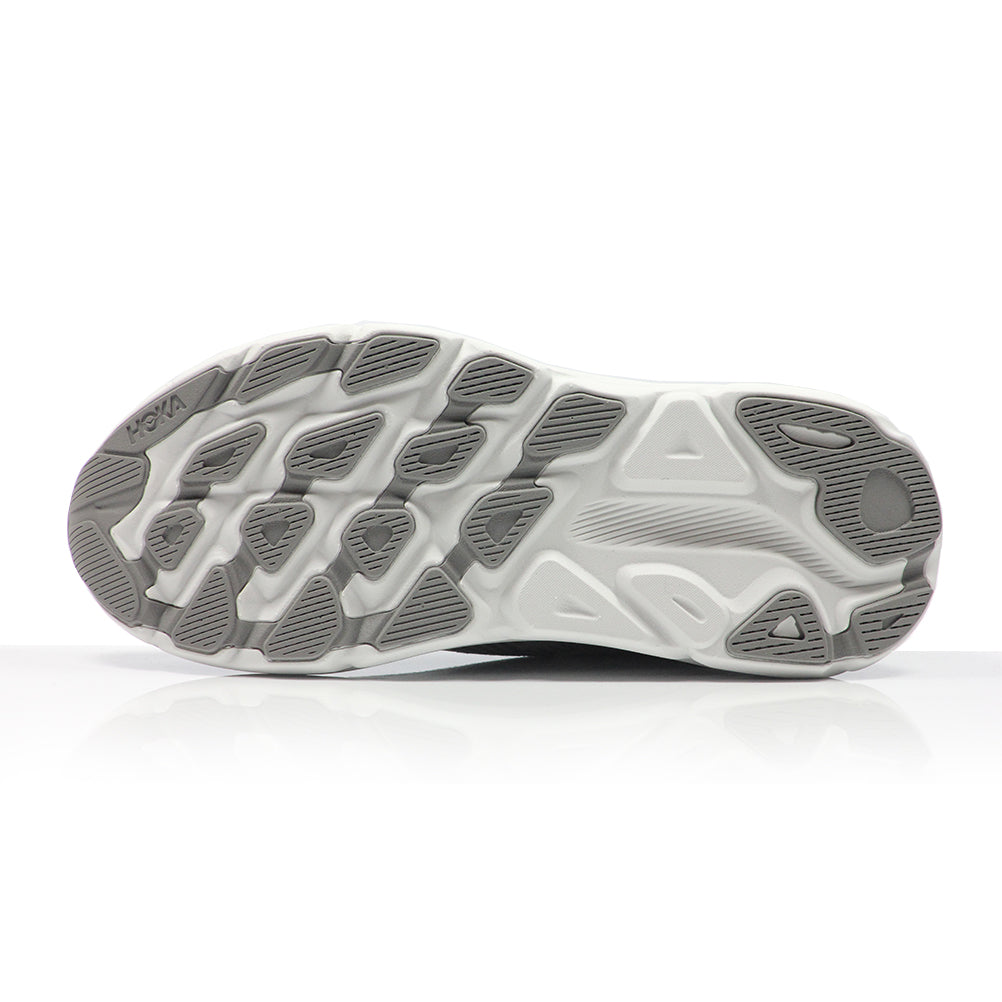 Hoka One One Bondi 9 Women's Wide Fit Running Shoe - Cosmic Grey/White