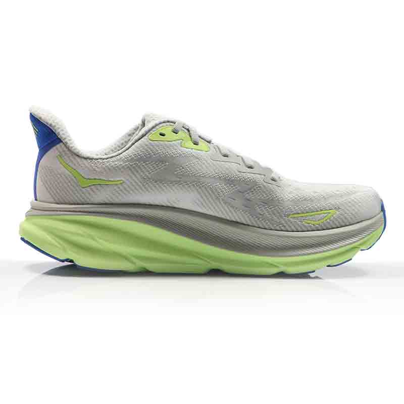 Hoka One One Clifton 9 Men's Running Shoe - Stardust/Electric Cobalt