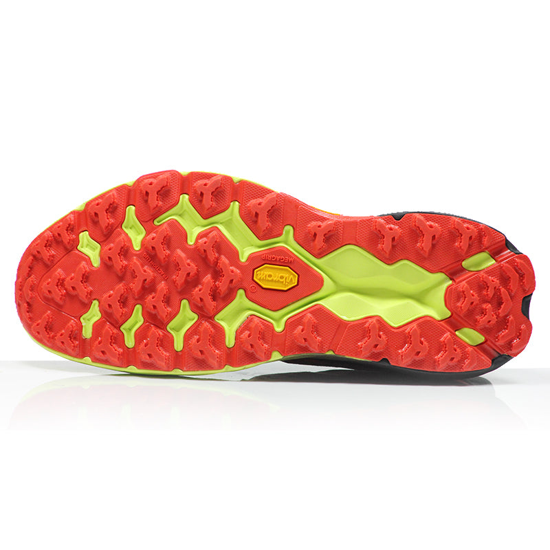 Hoka One One Speedgoat 5 Men's Wide Fit Trail Shoe - Thyme/Fiesta