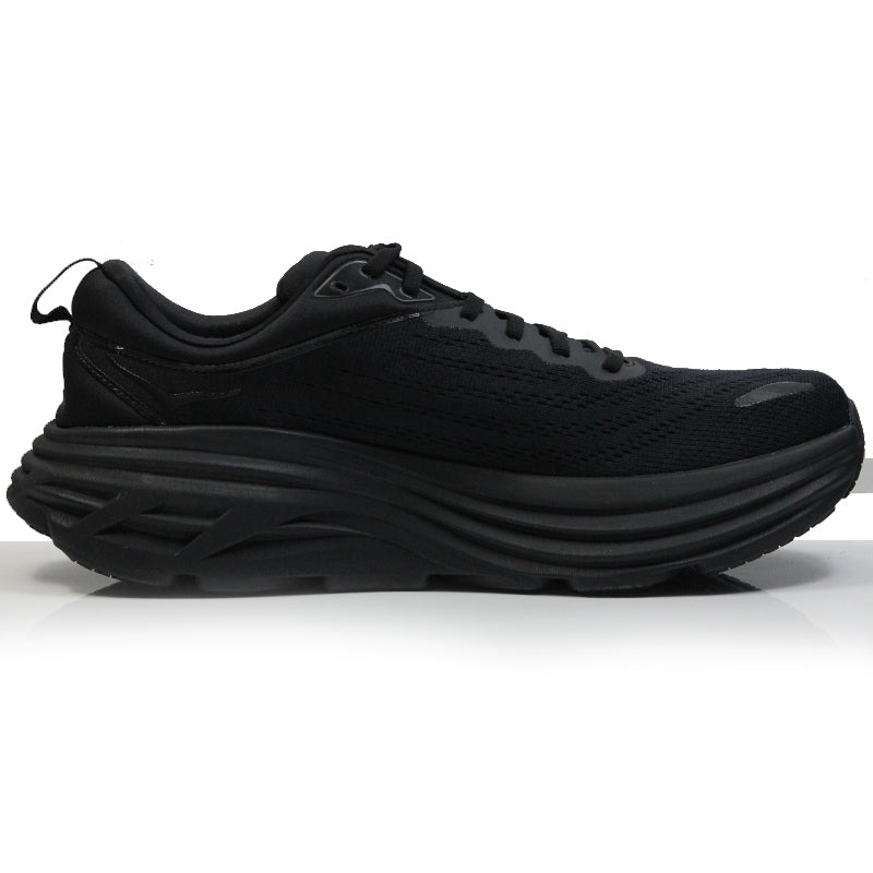 Hoka One One Bondi 8 Men's Running Shoe - Black/Black