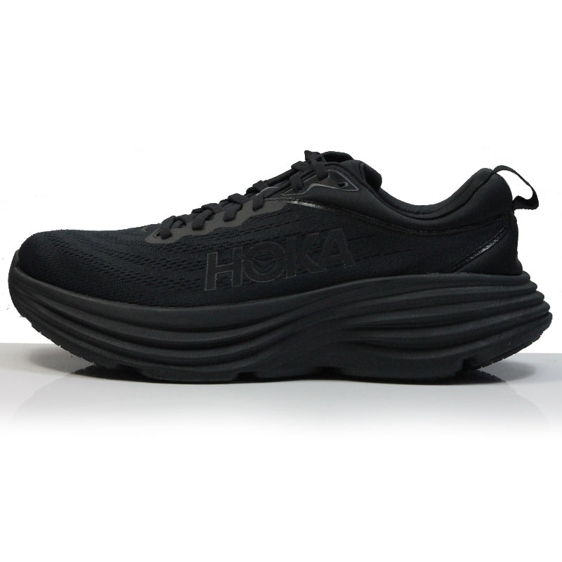 Hoka One One Bondi 8 Men's Running Shoe - Black/Black