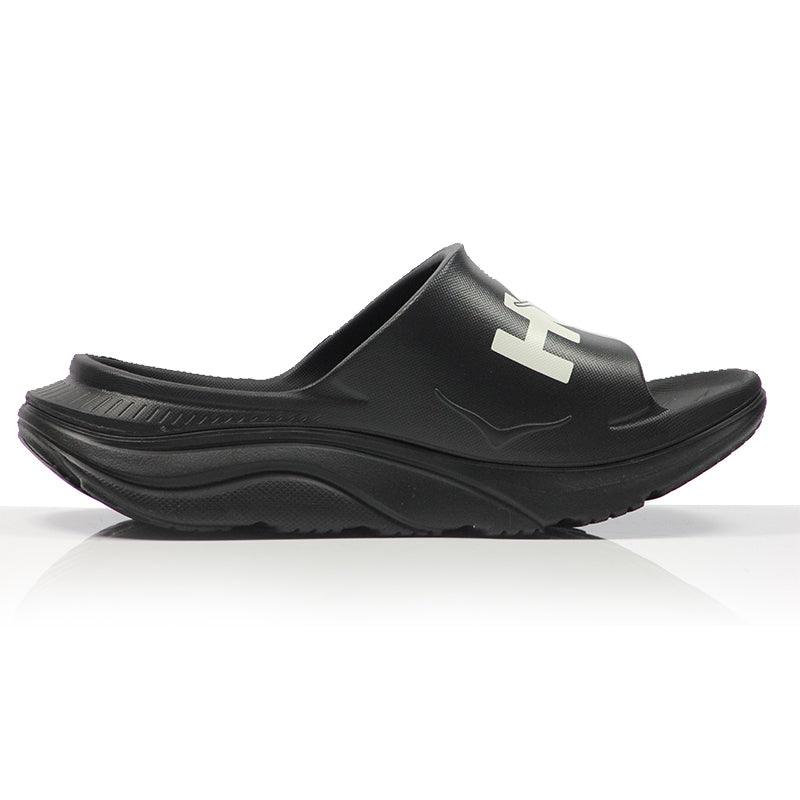 Hoka Ora Athletic Unisex Recovery Slide - Black/White