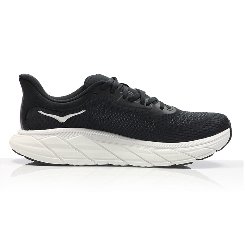 Hoka One One Arahi 7 Women's Wide Fit Running Shoe - Black/White