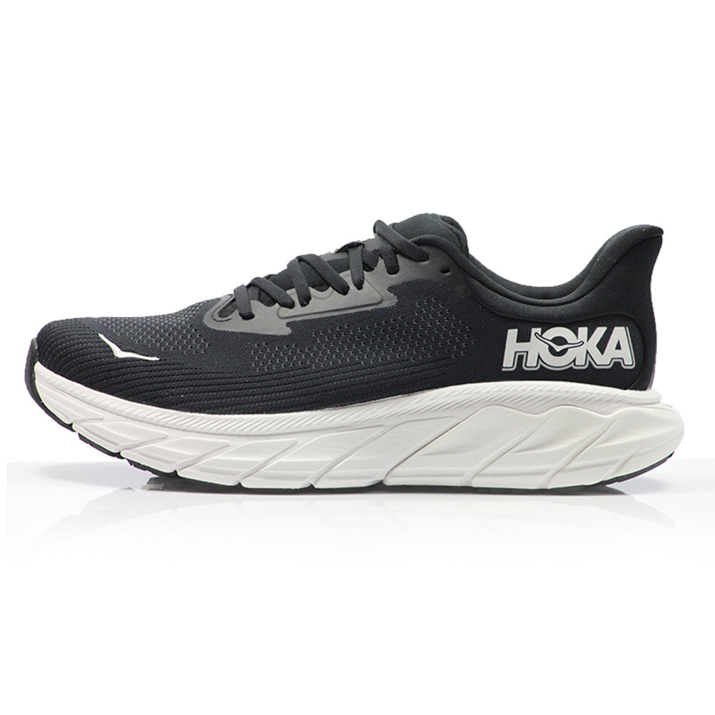 Hoka One One Arahi 7 Women's Wide Fit Running Shoe - Black/White