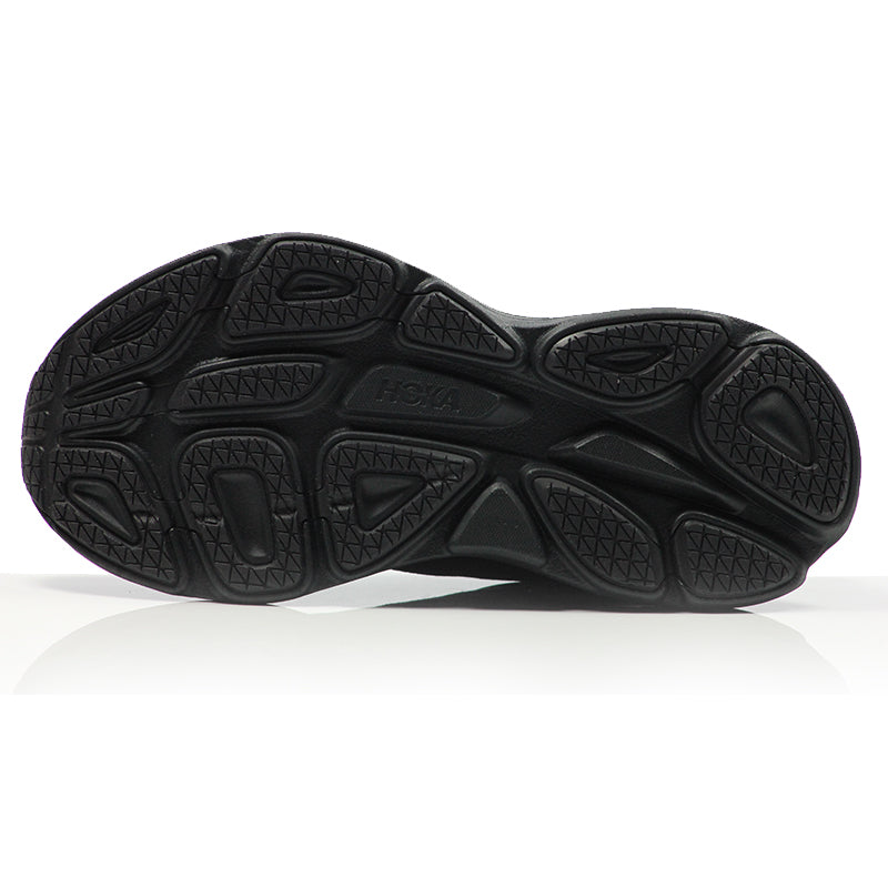 Hoka One One Bondi 8 Women's Wide Fit Running Shoe - Black/Black