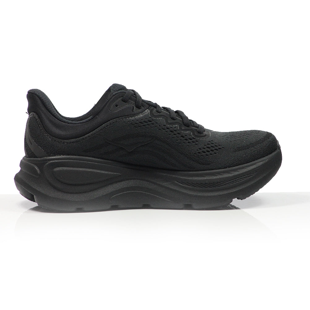 Hoka One One Bondi 9 Wide Fit Women's Running Shoe - Black/Black