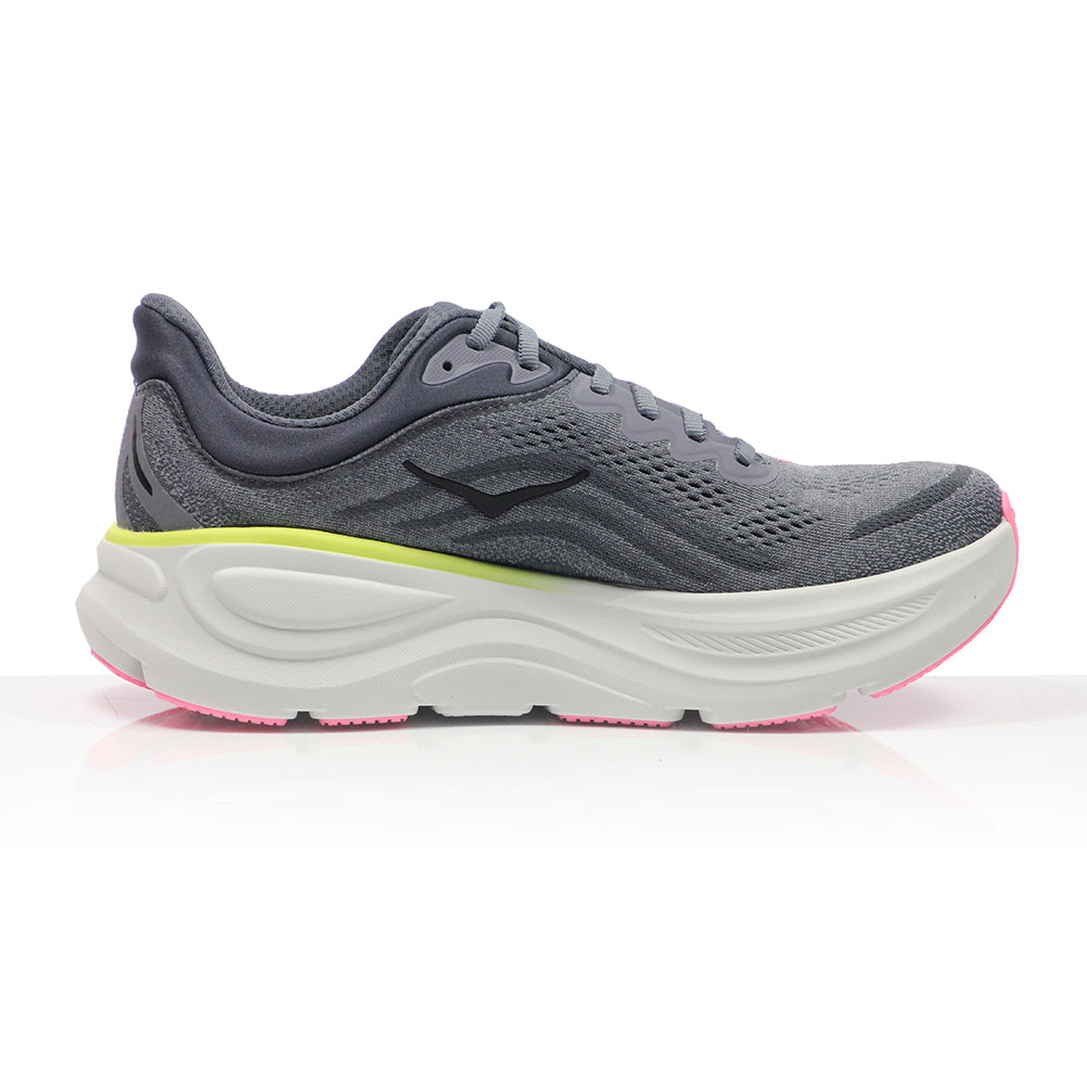 Hoka One One Bondi 9 Women's Running Shoe - Charcoal Grey/Grey