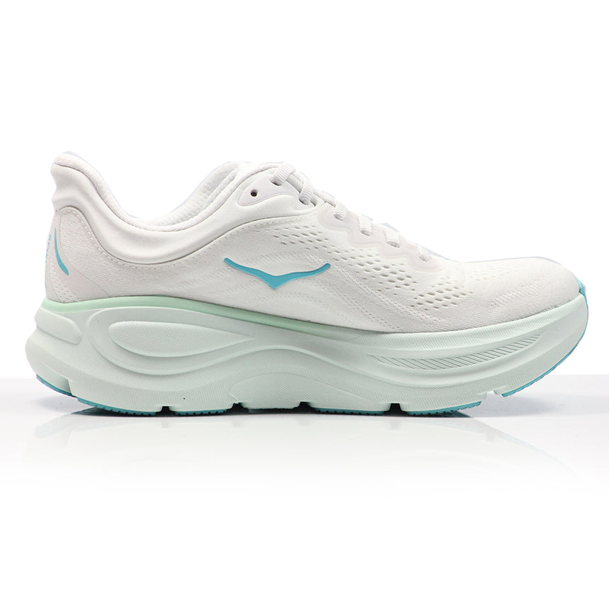 Hoka Bondi 9 Women's Running Shoe - Frost/Cielo Blue