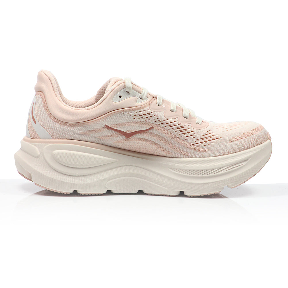 Hoka One One Bondi 9 Women's Running Shoe - Rose Latte/Rose Cream