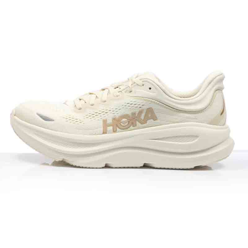 Hoka Bondi 9 Women's Running Shoe - Vanilla/Birch