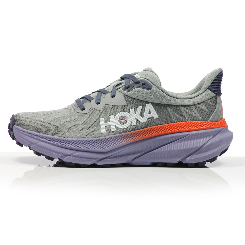 Hoka Challenger 7 ATR Women's Trail Shoe - Galactic Grey/Wild Indigo