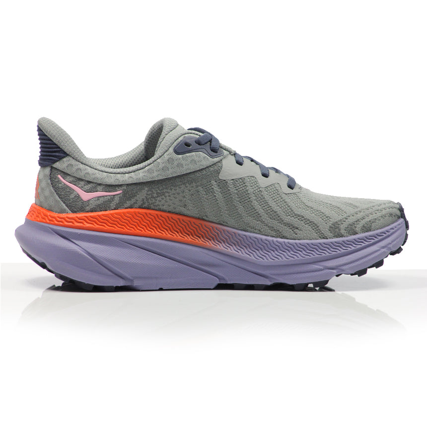 Hoka Challenger 7 ATR Women's Trail Shoe - Galactic Grey/Wild Indigo