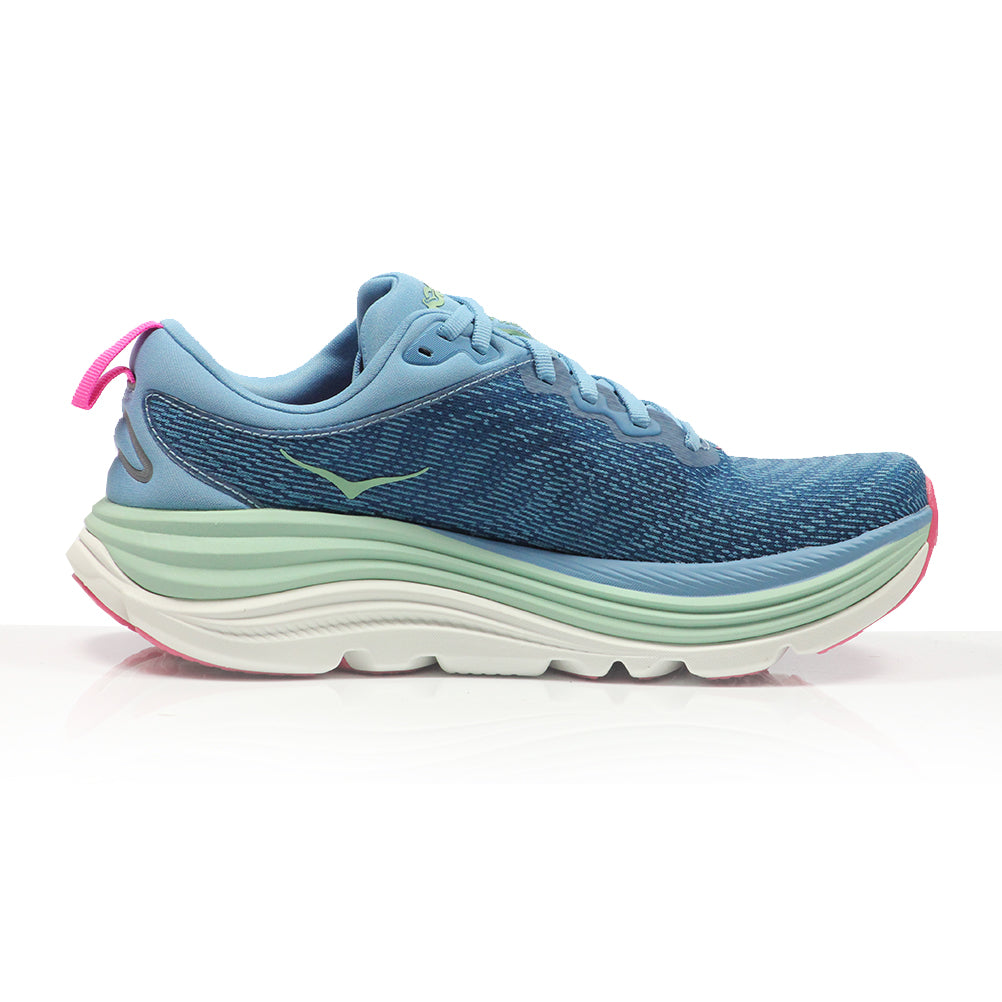 Hoka One One Gaviota 5 Women's Running Shoe - Alpine Blue/Jadeite