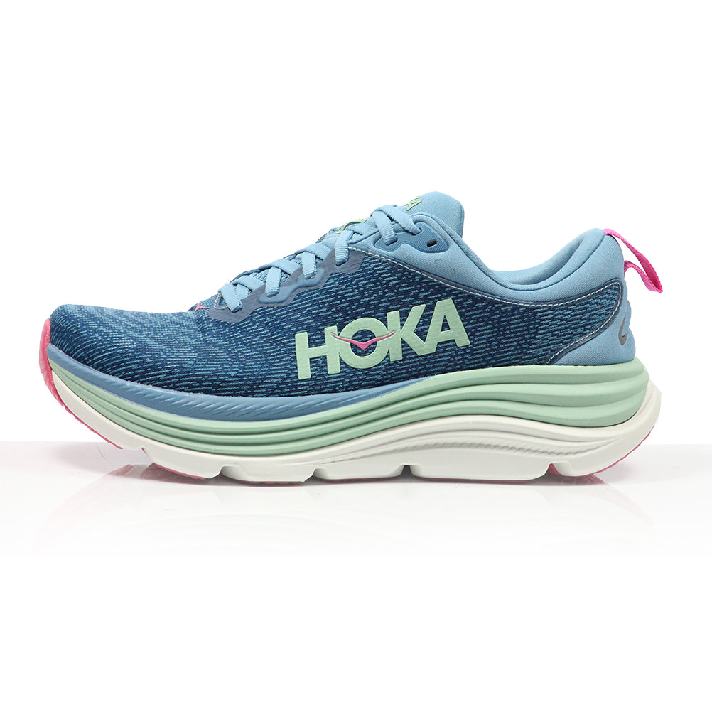 Hoka One One Gaviota 5 Women's Running Shoe - Alpine Blue/Jadeite