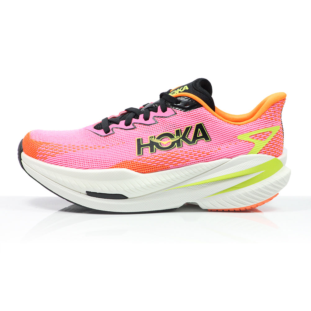 Hoka One One Mach X 3 Women's Running Shoe - Neon Rose/Neon Tangerine