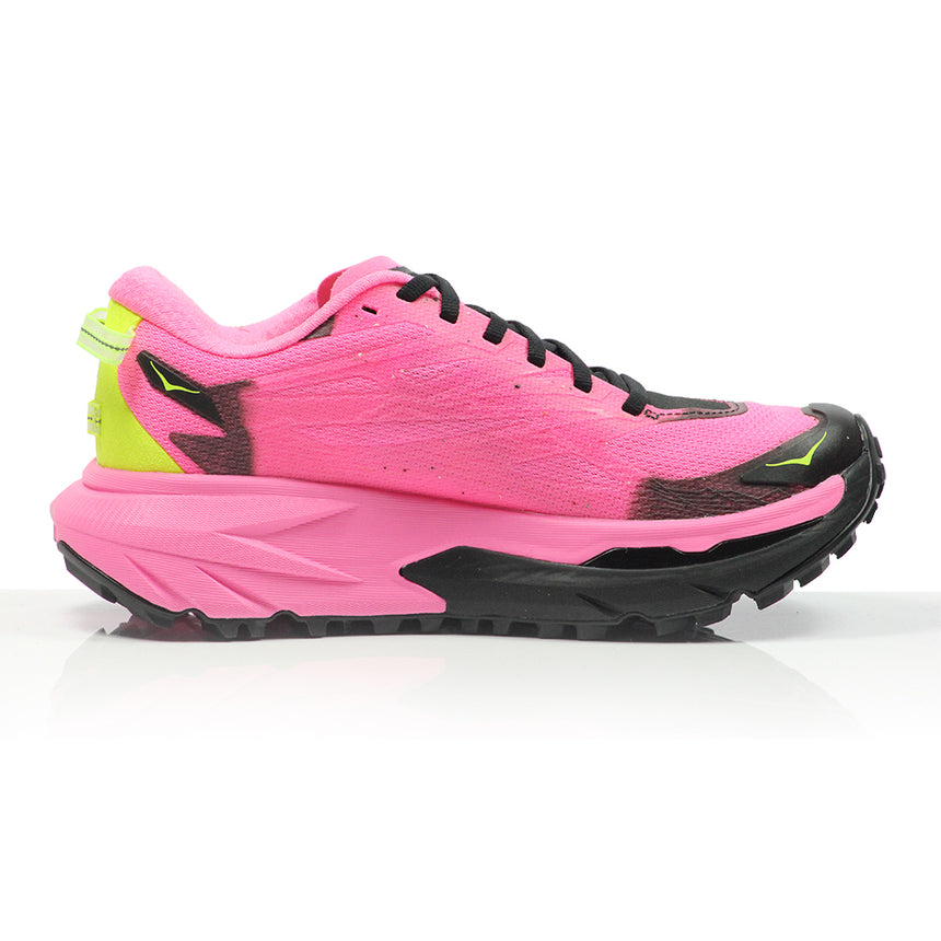 Hoka Mafate 5 Women's Trail Shoe - Neon Rose/Black
